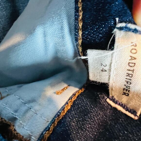 Madewell Roadtripper Jeans Slim Cut Dark Wash Blue - 24 - Picture 5 of 5